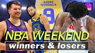 NBA Weekend Winners \u0026 Losers | Locked In Luka, Winning Warriors \u0026 Joel Embiid's Season From Hell