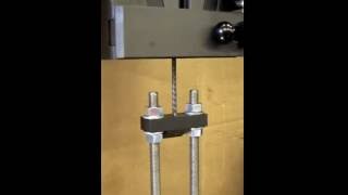 Shear Test Fixture for Welded Rebar Wire used in Concrete