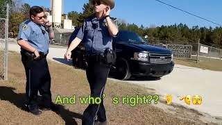 Oconee County, SC Deputy Challenges me on Public Easement Law!!