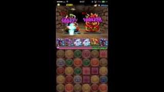 【パズドラ攻略】超ゴルドラ降臨！ゴルドラの逆襲！高速攻略【サタンパ】