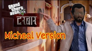DARBAR (Hindi) - GTA 5 - Official Trailer | Micheal as Rajinikanth | Anirudh | Subaskaran |