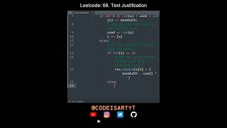 Leetcode 68. Text Justification in Python | Python Leetcode | Python Coding Tutorial | Python ASMR