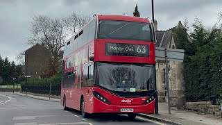 FRV. Abellio London Route 63. Kings Cross Station - Honor Oak. Enviro400 EV 3423 (LC71 KXH)