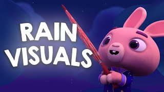 10 Hours of Rain - Visual Relaxation | Little Baby Bum | Ultimate Stress Relief