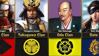 JAPANESE SAMURAI CLANS | Famous Daimyos | Shisei Seido