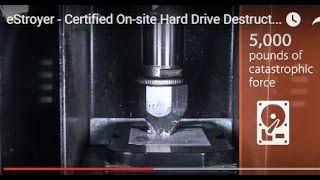 DMD "eStroyer" -- Certified Hard Drive and Data Destruction