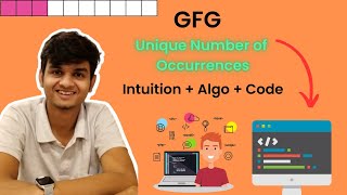 GFG || Unique Number of Occurrences || Intuition + Algo + Java Code || POTD || Hindi