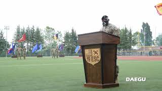 AFN Daegu - CSM Green Change of Responsibility