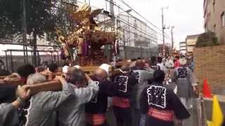 第38回 狛江市民祭り  神輿ﾊﾟﾚｰﾄﾞ2014年。