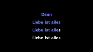 Liebe ist alles - Rosenstolz - Karaoke Instrumental (Lyrics on Screen)