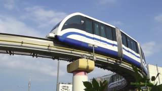 Московский монорельс - The Monorail in Moscow, Russia 2016