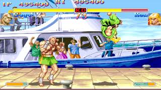 Super Street Fighter II Turbo (Arcade 1CC Hardest Difficulty) - Sagat Playthrough