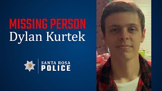 At-Risk Missing Person: Dylan Kurtek (Case #19-13941)