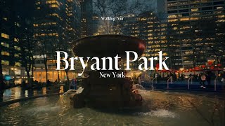 📍 Winter Walk in NEW YORK, Manhattan – Winter Village Bryant Park | 4K ASMR City Sounds