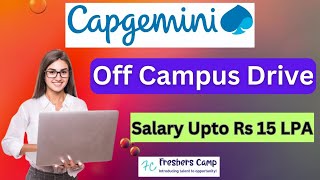 Capgemini Off Campus Drive 2024 : Mass Hiring as Systems Engineer | Capgemini Recruitment 2024-2025