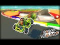 Racing Go Karts on a Vintage Mario Kart Map! (Scrap Mechanic Multiplayer Gameplay)