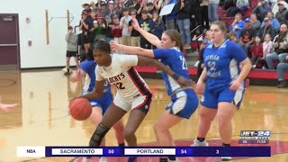 Northwestern girls basketball Presser-Palmer record breaker