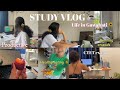 STUDY VLOG📚🫧Living Alone days🌱CTET Exam☕️Grocery Shopping 🛒Healthy Eating🥭🥣Being Productive🍰