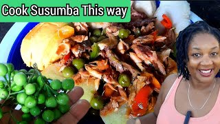 The Best Way To Cook Susumba/ Gully Bean || Your Family Will Love It