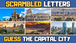 Guess the Capital City – Scrambled Letters Challenge!