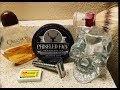 Veterans Day Shave- Start Razor & Feather Blade, Chiseled Face Midnight Stag Soap.