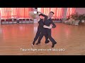 quickstep basic gold level choreography running spin turn tipsy fishtail