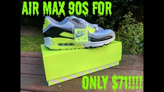 NIKE AIRMAX 90 OG VOLT FOR $71??!!!? BEST DEAL I COULD FIND!