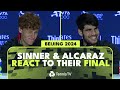 Carlos Alcaraz & Jannik Sinner React To Their EPIC Beijing Final Meeting 🗣️