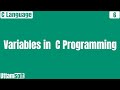 Variables in C Programming | declaration and initialization of c variables | Programming in C