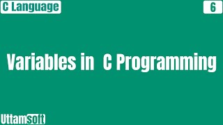 Variables in C Programming | declaration and initialization of c variables | Programming in C