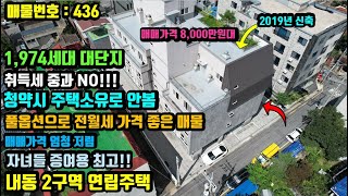 [매물번호 436] 신축급으로 전월세 가격 높은 2019년 준공된 내동2구역 공동주택, 인근 빌라 대비 너무 좋은 가격! 투자용, 증여용으로 최고!!