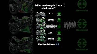 Kawasaki R Series Sound Comparison🥵🔥|#kawasaki #ninja #h2r #zx10r #zx6r #zx4r #zx25r #exhaust #sound