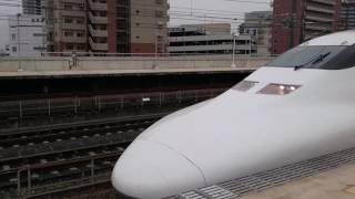 ７００系  C３７編成[こだま６５８号]  三河安城駅発車