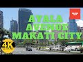 [4K] Ayala Avenue Makati City 2021 | Walking Tour  | Philippines 2021