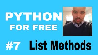 Learn Python for High Paying Job Free Course #7 list methods | #CodingPhase