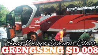 🔴Trip Report Part 1 Jakarta - Lahat Bus Sinar Dempo 008 GRENGSENG