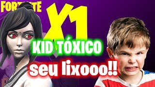 FORTNITE - X1 COM HATER TÓXICO QUE ME CHAMOU DE LIXO