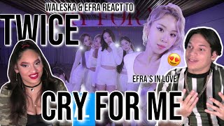 Waleska & Efra react to TWICE 'CRY FOR ME' Choreography - 2 | REACTION