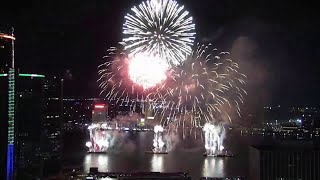 Watch the 2022 Ford Fireworks from Downtown Detroit cam