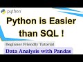Python vs SQL | Watch This Python Pandas' Step-by-Step Data Analysis Tutorial and Judge #python #sql