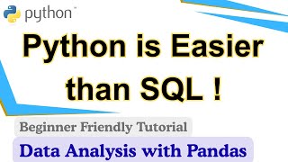 Python vs SQL | Watch This Python Pandas' Step-by-Step Data Analysis Tutorial and Judge #python #sql