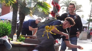 SCARING PEOPLE with a CREEPY SPIDER PRANK!! | Jack Vale