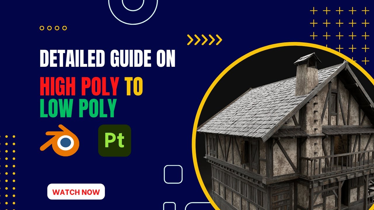 Blender Tutorial: High Poly To Low Poly With Blender & Substance ...