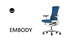 【Herman Miller】Embody 椅調整說明 l 原廠授權代理世代家具 l 人體工學椅