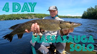 4-Day Solo Canoe Camping and Backcountry Fishing Trip - Massasauga Provincial Park - Pike Galore!!!