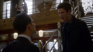 CW The Flash 1x08 Barry yells at joe and captain Singh