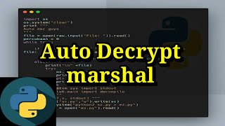Tutorial Ngoding Script Auto Decrypt Marshal