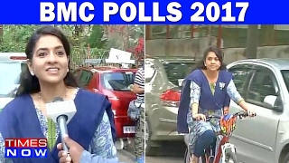 BMC Polls 2017: Shaina NC Of BJP Urges Mumbaikars To Vote