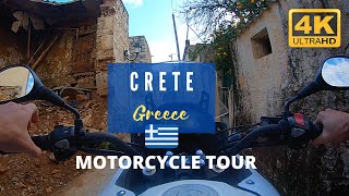 Crete Greece 4k Motorcycle Tour