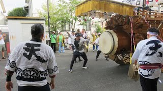 令和六年7月27日八十積椋神社石取祭叩き出し(天神町)